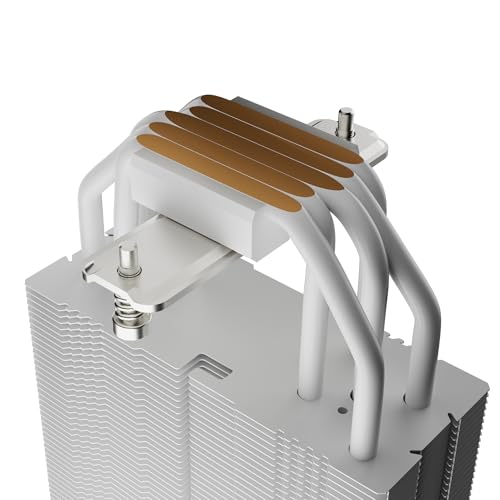 Gamdias Boreas M2-51D WH CPU Cooler 120mm Fan, CPU Temperature Fan Speed Display | Support AMD & Intel CPU Socket AM5, AM4 / LGA 1700, 1200, 1151, 1150/ PWM Case Fans/72.94CFM Air Flow/ 5 Heat Pipes - Image 5