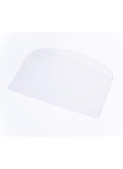 Generic 2 Pcs Plastic Dough Scraper Bowl Scraper Food-safe Dough Cutter Flexible Plastic Scraper Bench Scraper Multipurpose Food Scrappers for Dough, Bread, Cake, Cream, Fondant  - Image 1