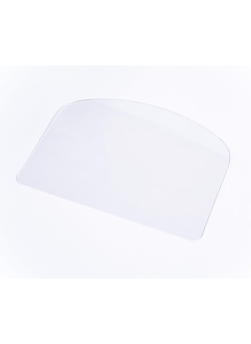 Generic 2 Pcs Plastic Dough Scraper Bowl Scraper Food-safe Dough Cutter Flexible Plastic Scraper Bench Scraper Multipurpose Food Scrappers for Dough, Bread, Cake, Cream, Fondant  - Image 1