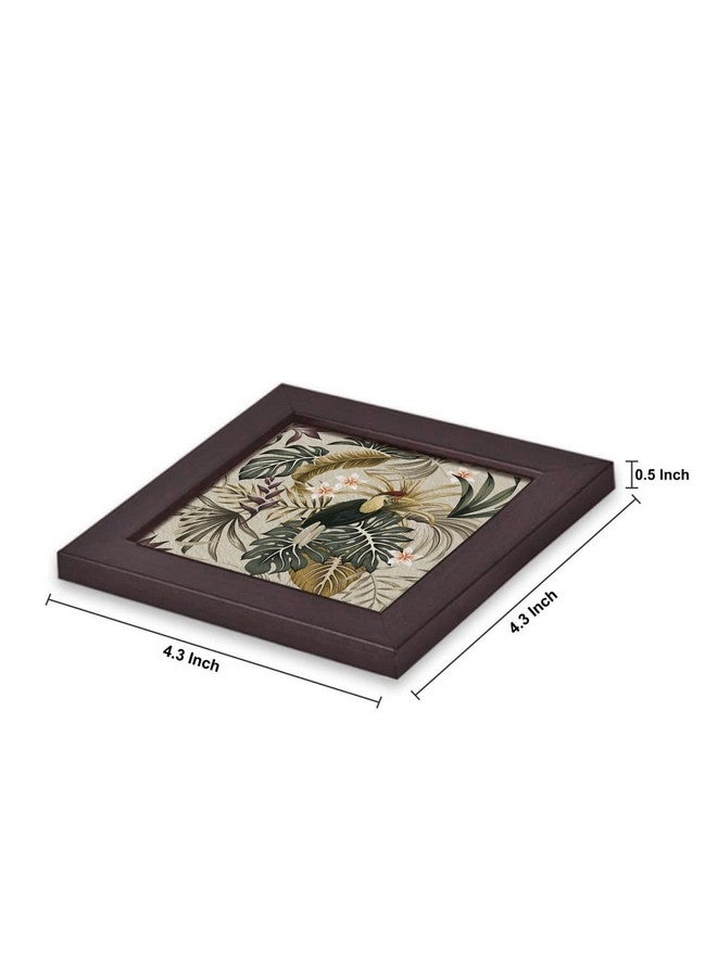 Paper Plane Design Tea Coffee Coaster Set Wooden Decorative Coasters Set. Home and Office Wooden Coasters Design 104 - Image 4