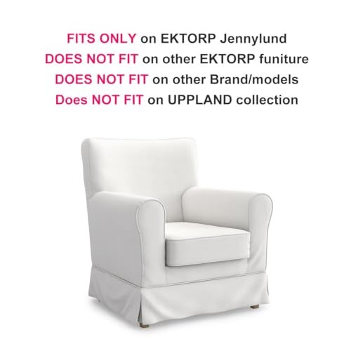 TLYESD Jennylund Chair Cover Replacement for IKEA Jennylund Chair Slipcover, Ektorp Jennylund Chair Cover, Jennylund Cover Only!(Blue) - Image 3