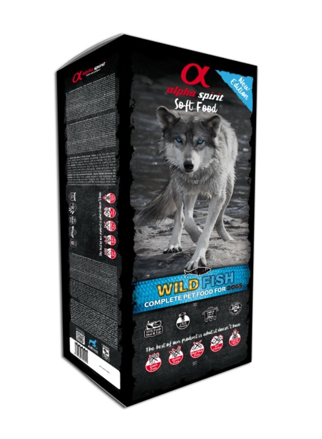 Alpha Spirit Soft Food for Adult Dogs Wild Fish 9 kg (45 trays x 200 g) - Image 1