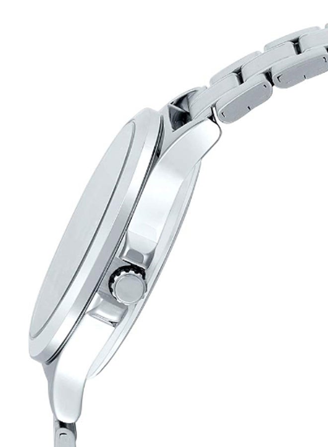 كاسيو ساعة أنالوج دائرية من الفولاذ المقاوم للصدأ LTP-V300D-7A2UDF - 38 مم - فضي - Image 3