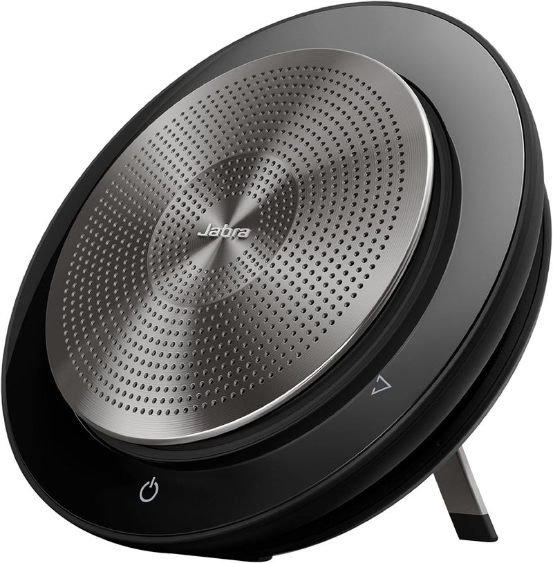 جابرا هاتف مكبر الصوت Speak 750 UC اللاسلكي بتقنية Bluetooth، مزود بمحول USB Link 370: مكبر صوت محمول لعقد الاجتماعات في أي مكان، بجودة صوت عالية، معتمد للاستخدام مع Zoom وGoogle Meet. - Image 1
