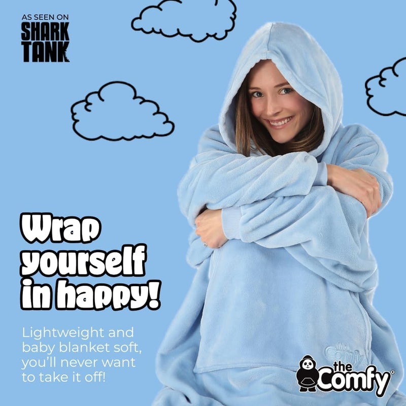 THECOMFY Dream | Oversized Light Microfiber Wearable Blanket, Seen on Shark Tank, One Size Fits All - Image 3