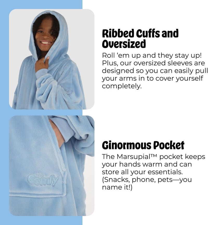 THECOMFY Dream | Oversized Light Microfiber Wearable Blanket, Seen on Shark Tank, One Size Fits All - Image 5