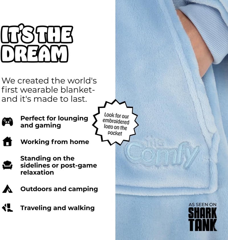 THECOMFY Dream | Oversized Light Microfiber Wearable Blanket, Seen on Shark Tank, One Size Fits All - Image 2