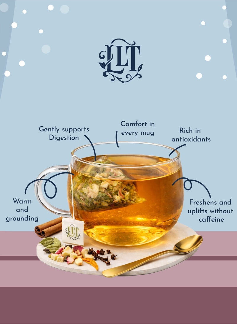 LEAFY LITTLE THINGS Cozy Leaf Herbal Tea Bags | Caffeine-Free Calming Relaxation Tea with Sweet & Spiced Notes | 0 Calories |25 Tea Bags - Image 5