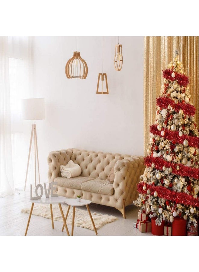 Madhoor Christmas Tensil  Red 2m - Image 1