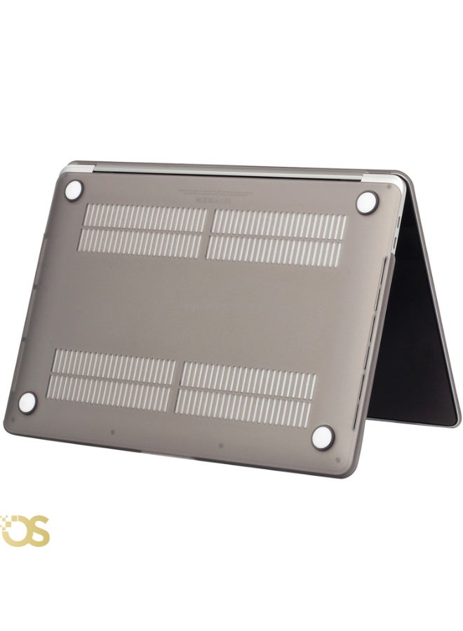 OS Hard Shell Protective Case for MacBook Air 13.6-inch — Matte Gray — Compatible with A2681, A3113 & A3240 Models - Image 4