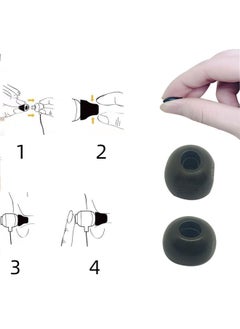 Generic Suitable For Apple Headset Ear Cap AirPodsPro Earplug Air Memory Sponge 3rd Generation Bluetooth 3rd Generation Set Accessories-Color:Gray White Trumpet-Model:LMS  - Image 5