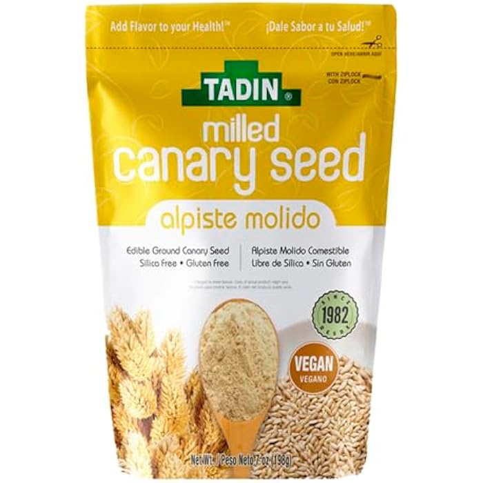Tadin Ground Canary Seed 100% Natural Dietary Supplement for Human Consumption (3 P... - Image 2