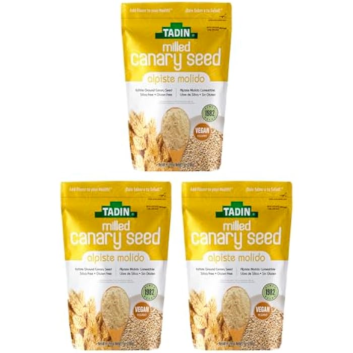 Tadin Ground Canary Seed 100% Natural Dietary Supplement for Human Consumption (3 P... - Image 1