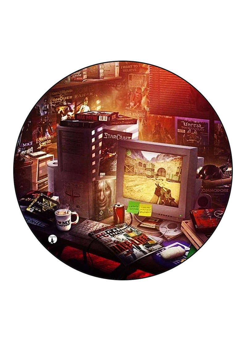 RKN Desk Printed Mouse Pad  Multicolour