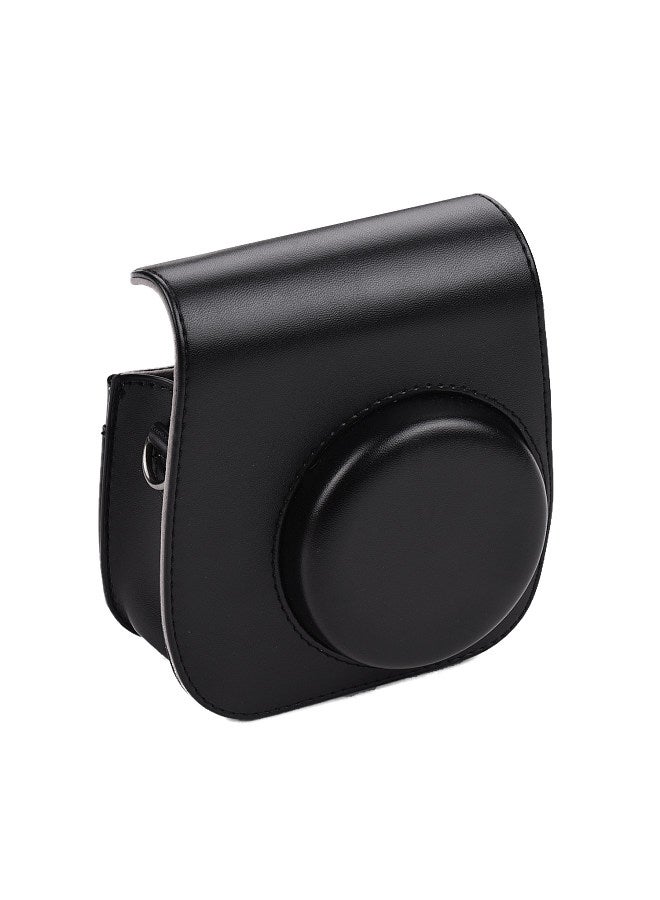 Portable Instant Camera Case Bag Holder PU Leather with Shoulder Strap Compatible with Fujifilm Fuji Instax Mini 11  - Image 2
