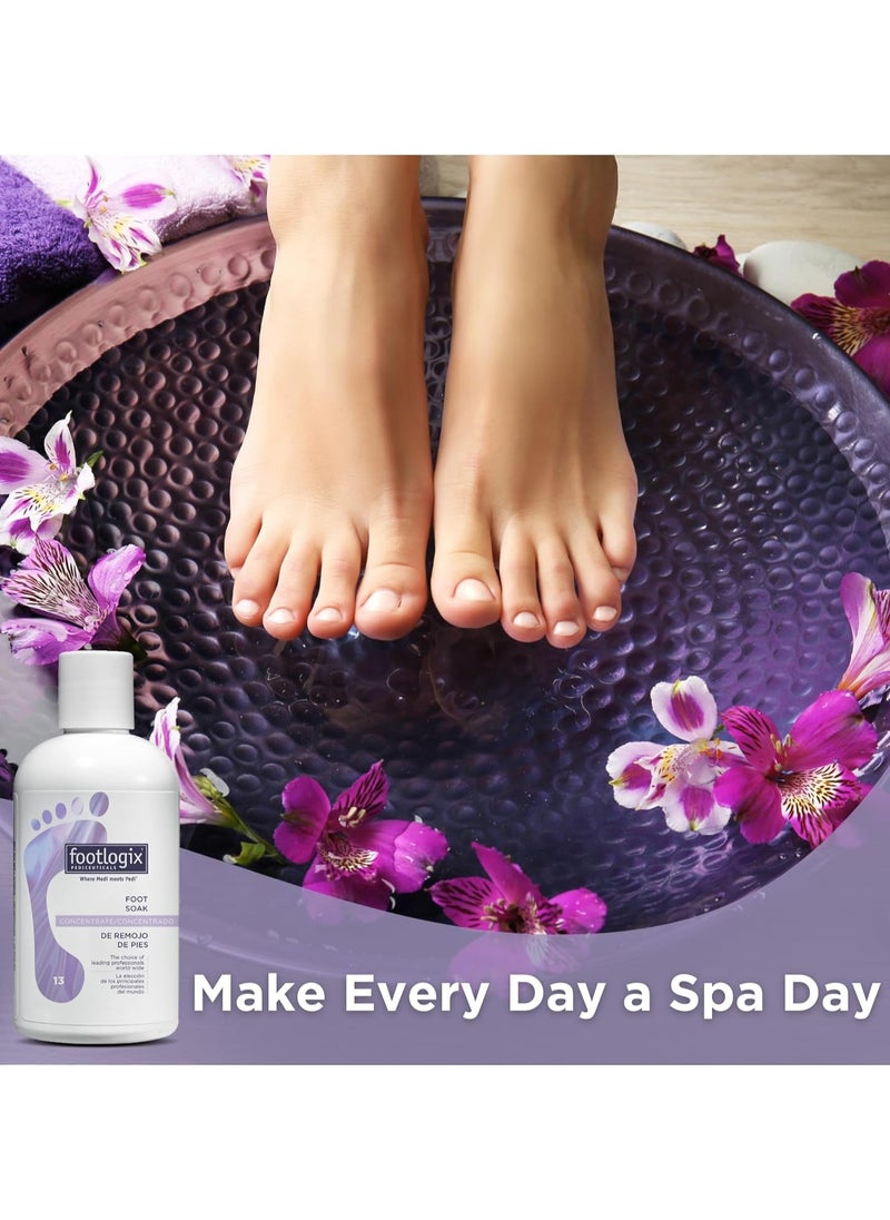 Footlogix - Foot Soak Concentrate, 8.45 oz - Gentle Cleansing, Foot Bath Soak, Soften Dry Feet and Calluses 250ml - Image 1