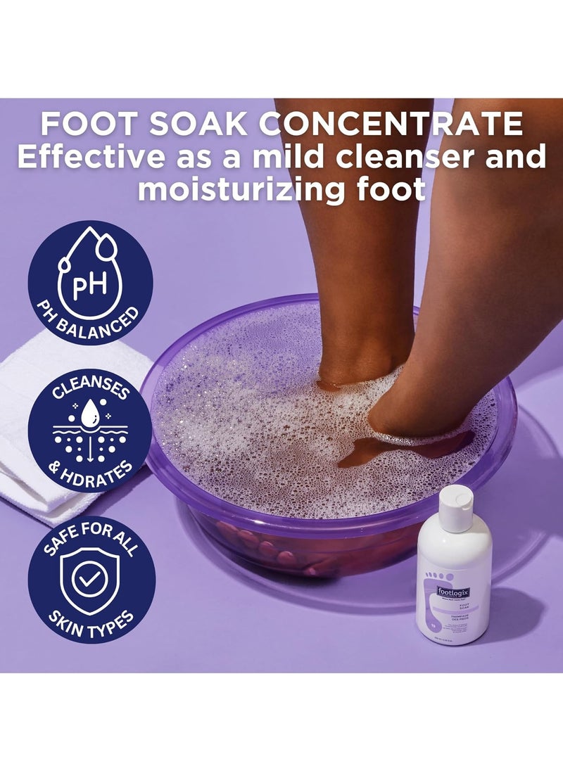 Footlogix - Foot Soak Concentrate, 8.45 oz - Gentle Cleansing, Foot Bath Soak, Soften Dry Feet and Calluses 250ml - Image 1