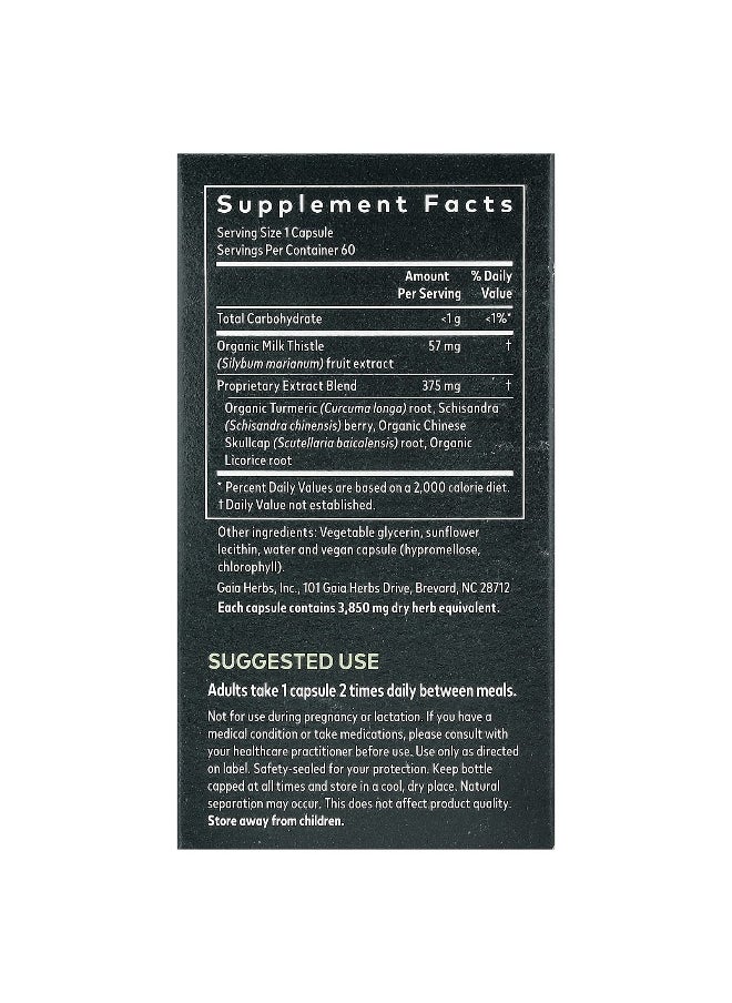 Gaia Herbs - Gaia Herbs, Liver Health, 60 Vegan Liquid Phyto-Caps - Image 1