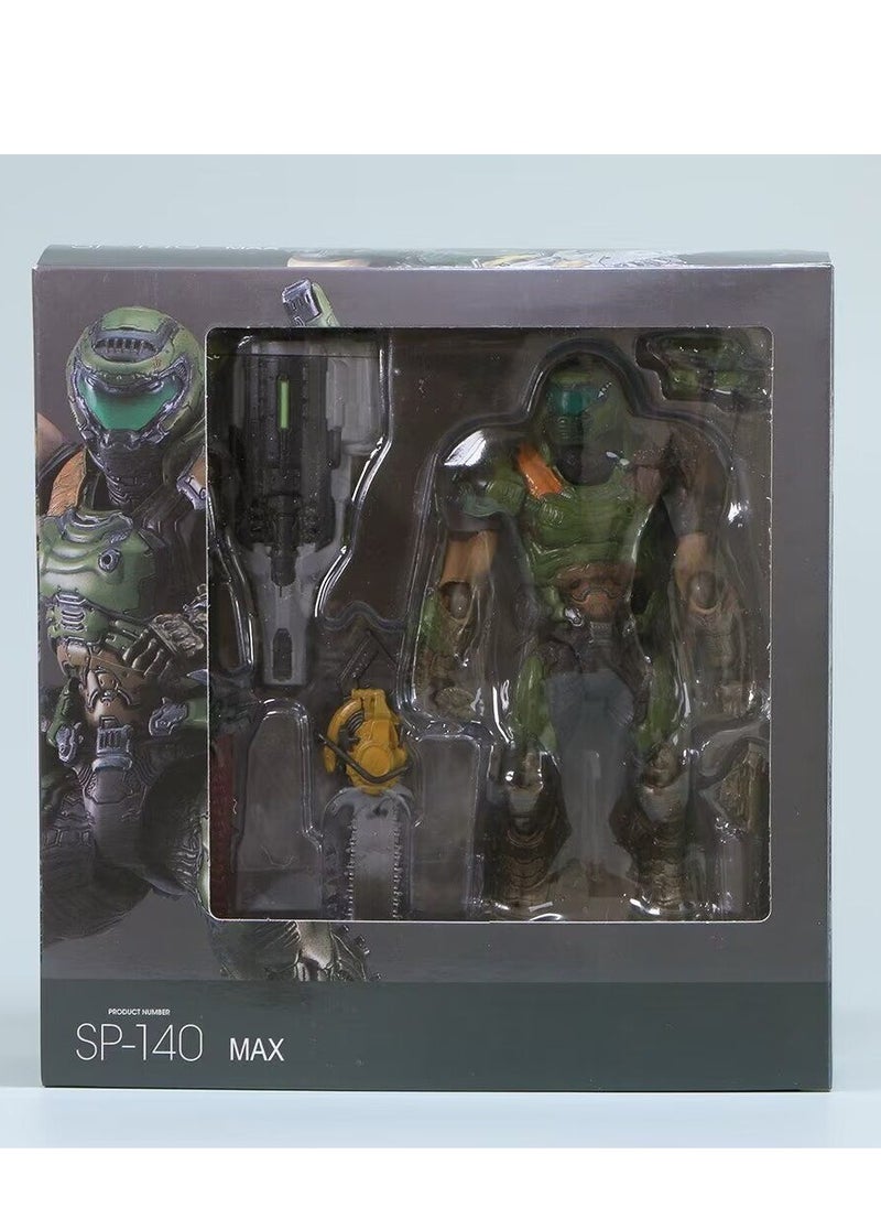 null - Figma SP-140 DOOM Eternal Action Figure Demon Slayer with Multiple Points of Articulation  Highly Detailed for Collectors and Gamers - Image 1