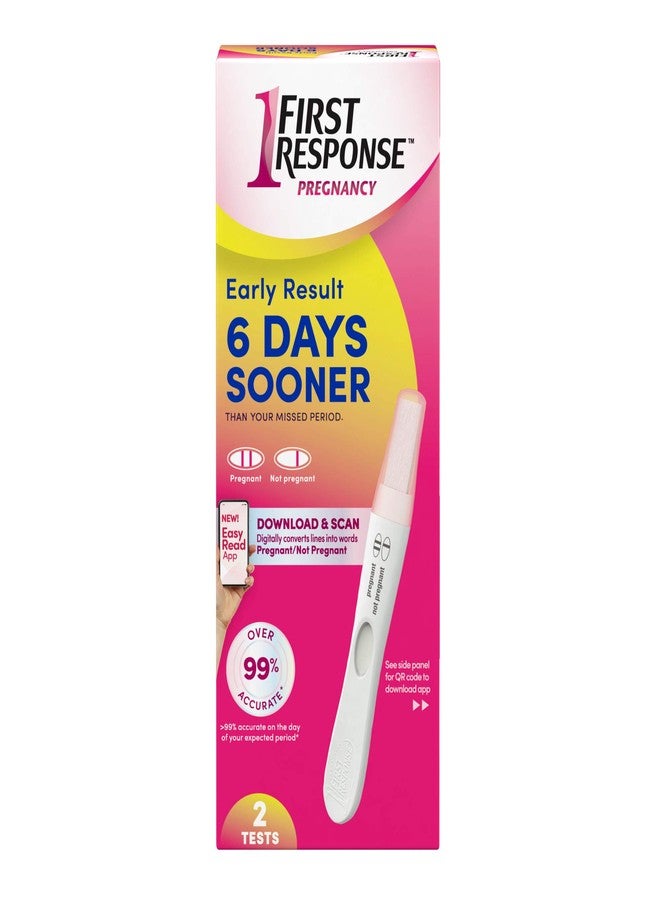 First Response Early Result Pregnancy Test, 2 Count (Packaging & Test Design May Vary) (Pack of 2) - Image 1