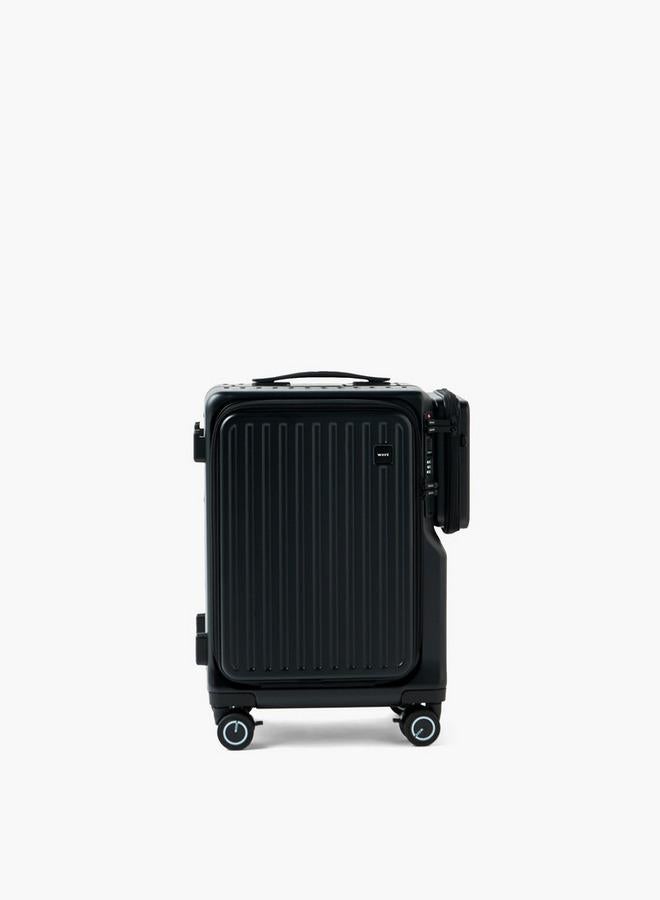 Wave Ribbed Hardcase Luggage Trolley With Pocket - 20 Inches Cabin Bag - Image 3