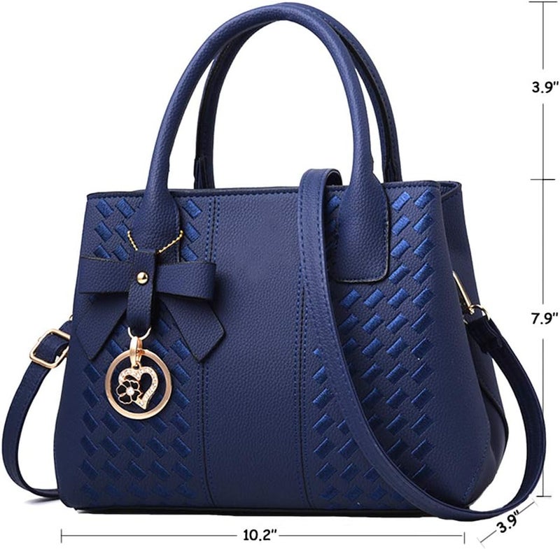 Jeniulet Purses and Handbags for Women Fashion Ladies PU Leather Top Handle Satchel Shoulder Tote Bags - Image 3