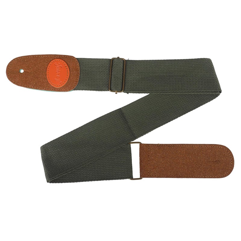 Juarez JRGST100 Guitar Strap, Green - Image 3