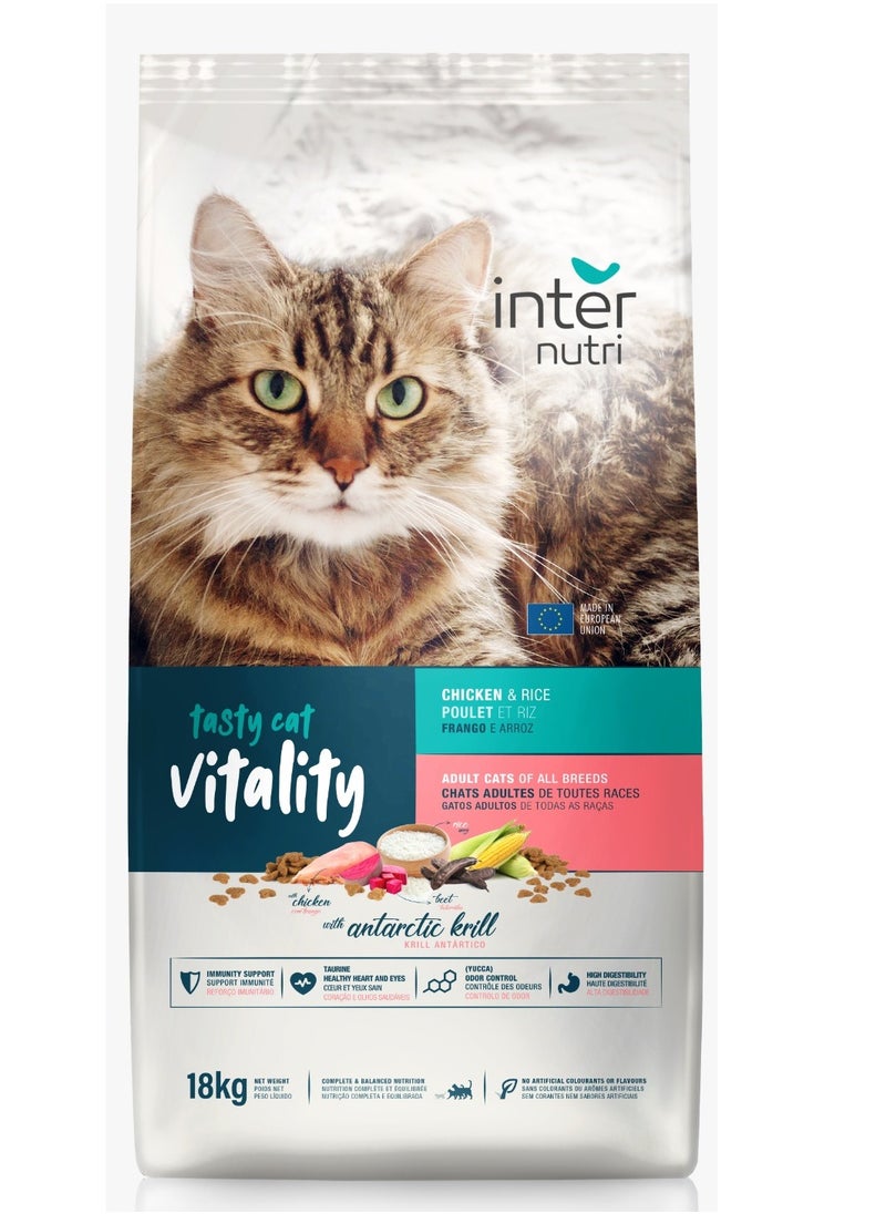 INTERNUTRI INTERNUTRI TASTY CAT VITALITY 18 KG 