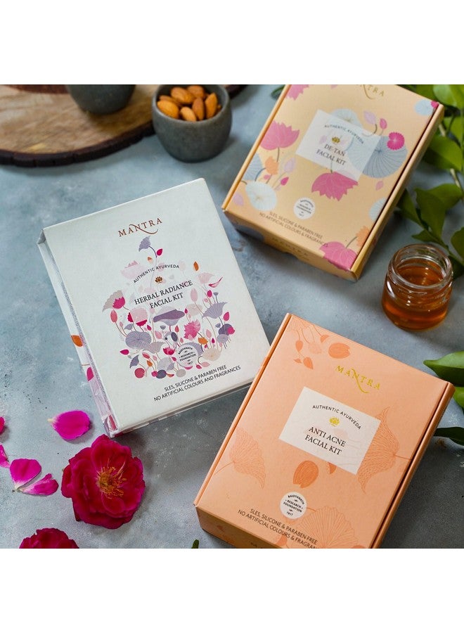 Mantra Herbal Radiance Facial Kit (40ml, Herbal Radiance) instant glow | Anti-Ageing Facial Kit For Radiant & Youthful Skin | Ideal For All Skin Types - Image 4