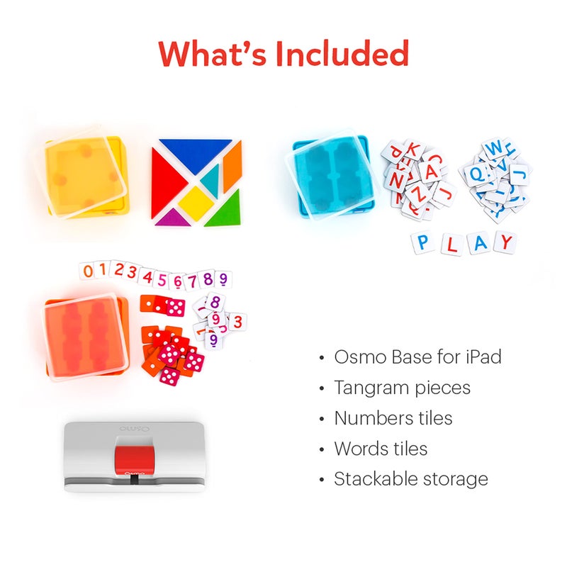 Osmo - Genius Starter Kit for iPad & iPhone - 5 Educational Learning Games - Ages 6-10 - Math, Spelling, Creativity & More - STEM Toy Gifts for Kids, Boy & Girl - Ages 6 7 8 9 10 (Osmo Base Included) - Image 5