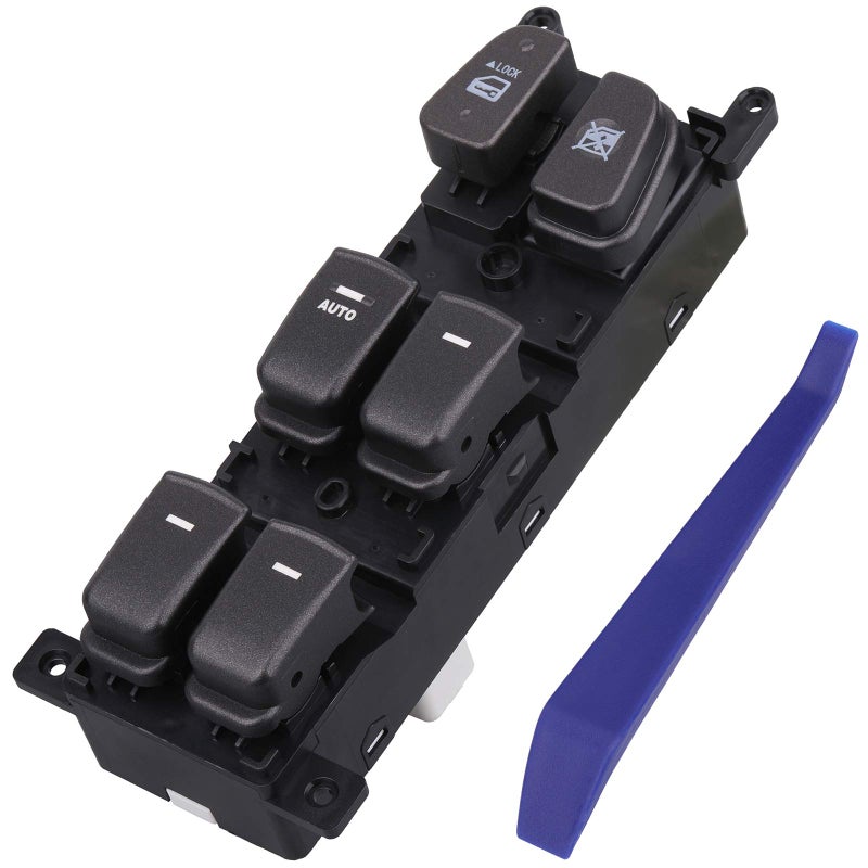 Master Power Window Switch Button Front Left Driver Side Compatible with 2009 2010 Hyundai Sonata Replace OE 935703K600
