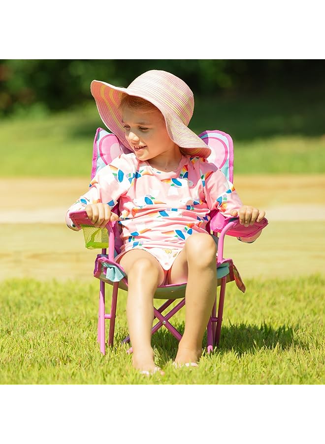 Melissa & Doug Sunny Patch Cutie Pie Butterfly Folding Lawn and Camping Chair - Image 2