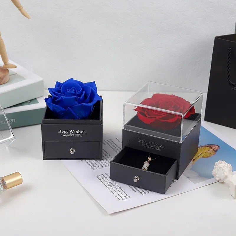 Bluejw DREA Immortal Roses Gift Box - Infinity Eternal Preserved Flowers, Dried Plants, Valentines Day Gift - Image 4