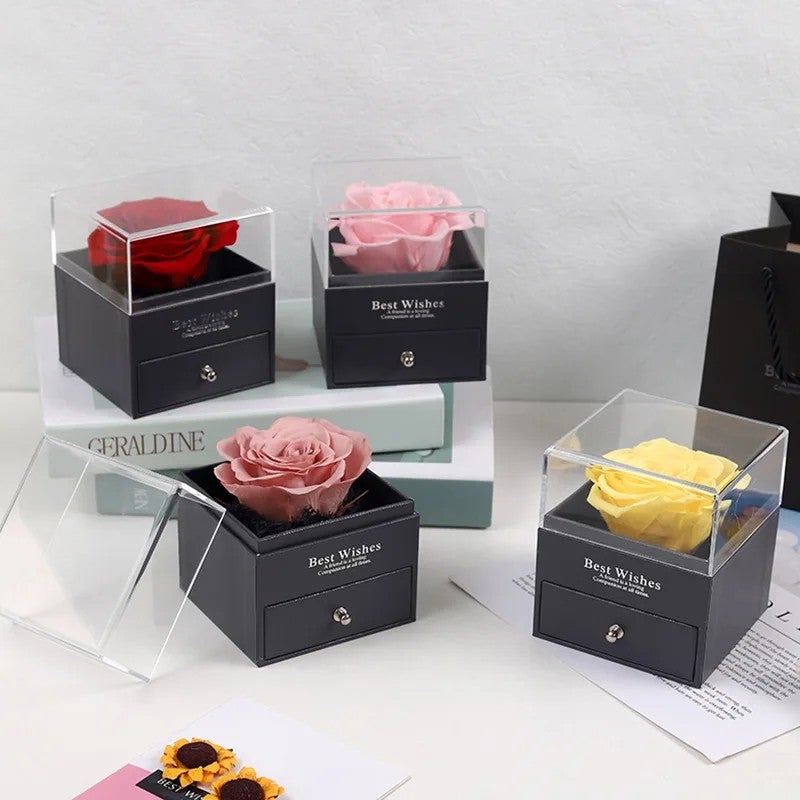 Bluejw DREA Immortal Roses Gift Box - Infinity Eternal Preserved Flowers, Dried Plants, Valentines Day Gift - Image 5