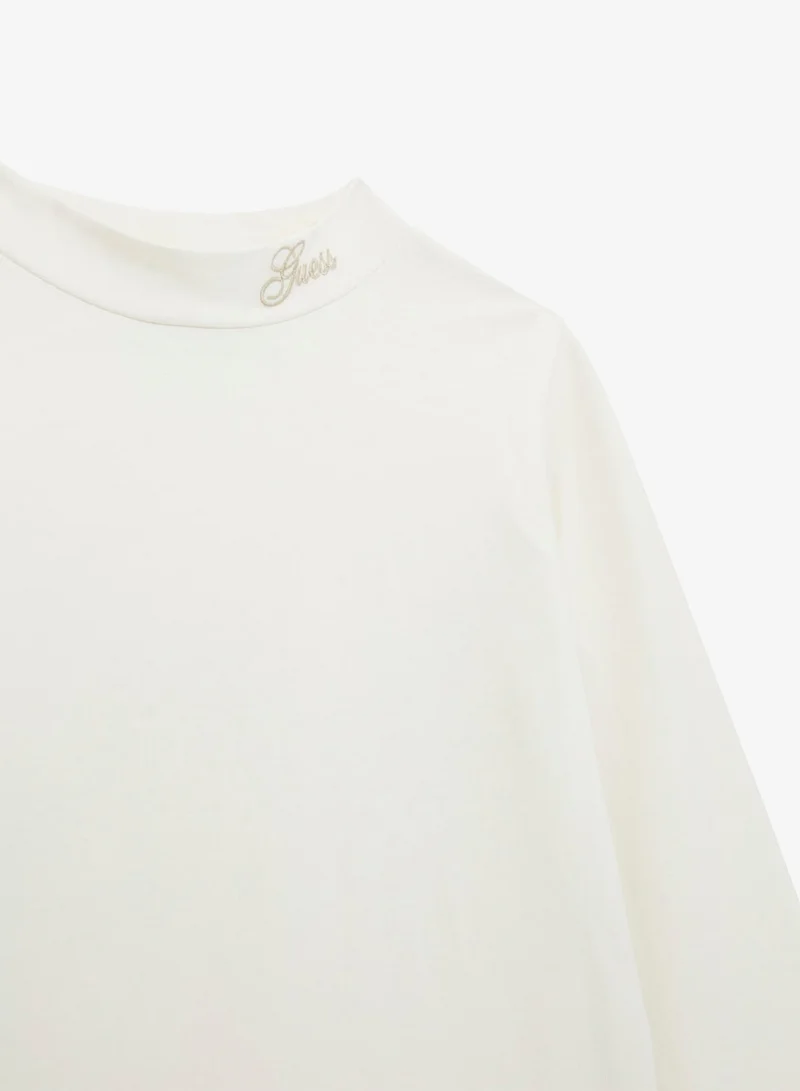 GUESS Kids Slogan Crew neck T-Shirt