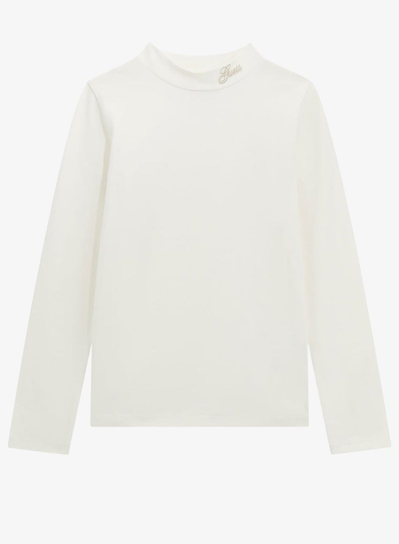 GUESS Kids Slogan Crew neck T-Shirt - Image 1