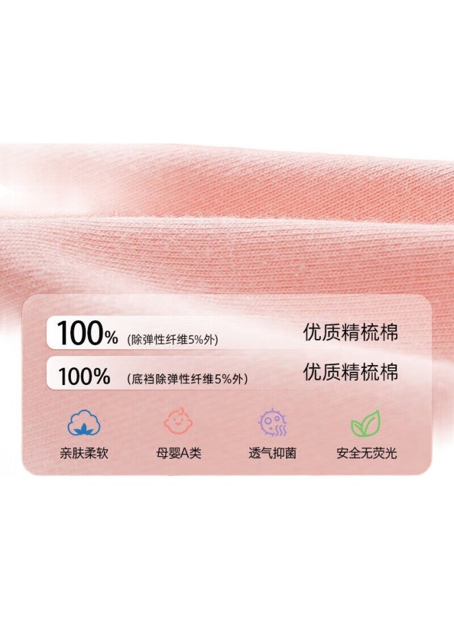Bejirog Rong 4-Pack Children'S Underwear, Girls' Puberty Pure Cotton 100% Cotton, Girls' Student Boyshorts, Baby And Older Children'S Shorts - Image 2
