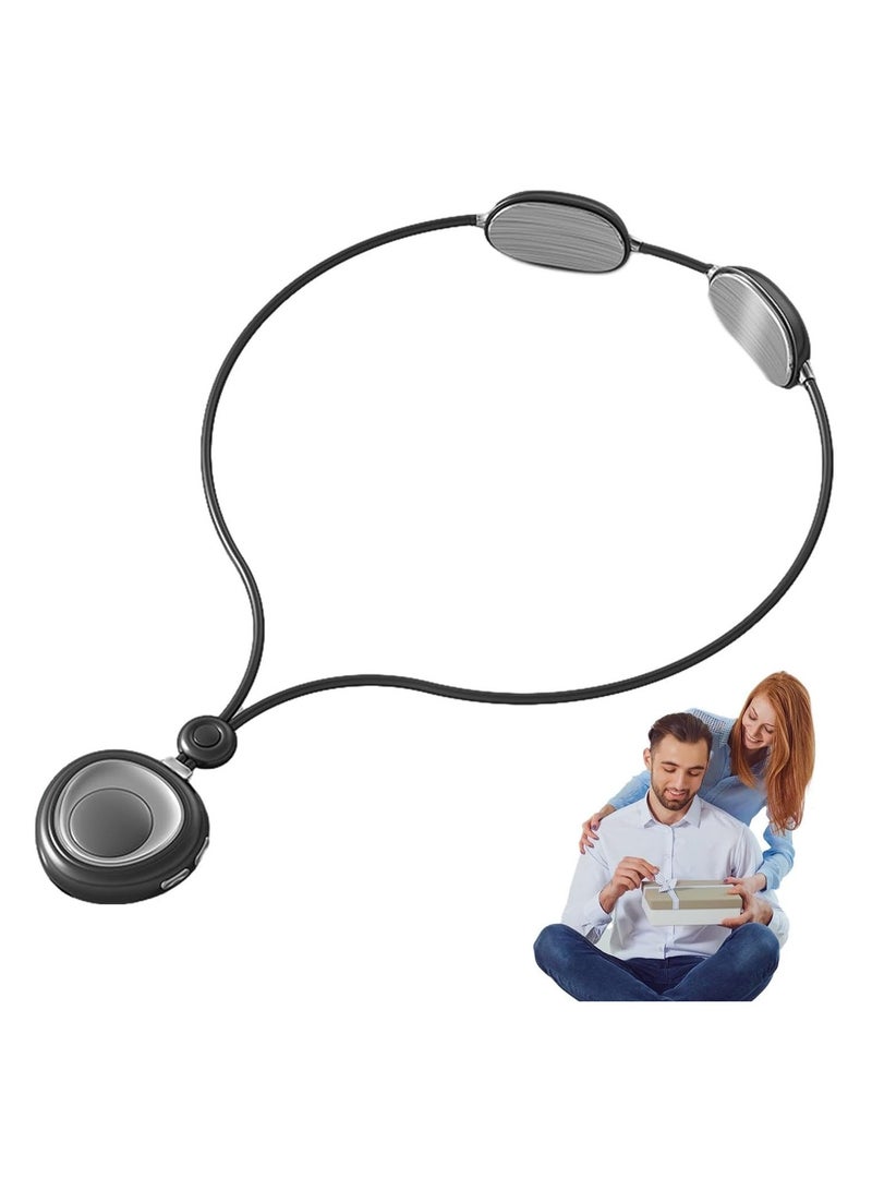 general Hung Necklace Massager Portable Electric 3 Modes Massager Portable Electric Pulse Neck and Shoulder Massager for Home Outdoor Offices Use - Image 4