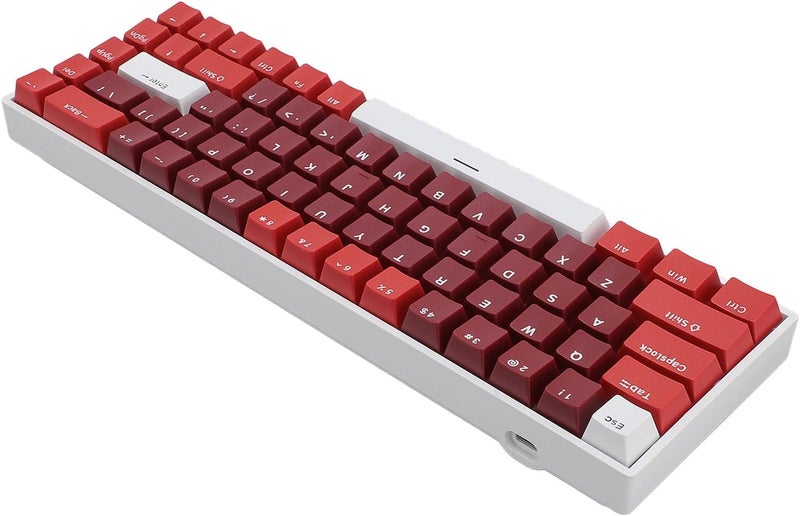 Naroote 60 Keys RGB Mechanical Keyboard, 3 Mode Connection Wireless 2.4G Bluetooth 5.0 Type C Wired Compact Gaming Keyboard with Blue Switch, for 10 iOS HarmonyOS, Ideal for - Image 1