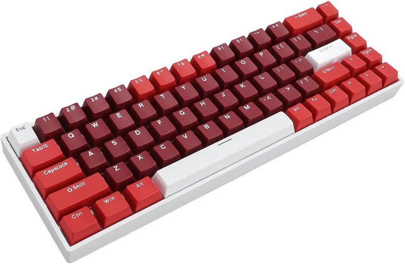 Naroote 60 Keys RGB Mechanical Keyboard, 3 Mode Connection Wireless 2.4G Bluetooth 5.0 Type C Wired Compact Gaming Keyboard with Blue Switch, for 10 iOS HarmonyOS, Ideal for - Image 4