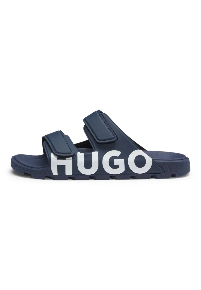 HUGO  Logo sandals with double touch-closure straps for Men | Best Price UAE