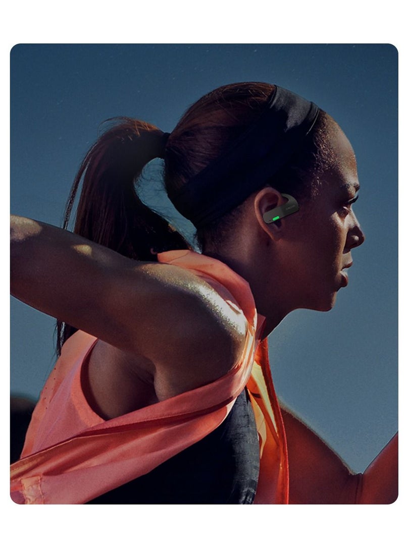Dacom - Bone Conduction Waterproof Sports Earphone Wireless TWS Earbuds Bluetooth Headphones Stereo with Mic - black - Image 1