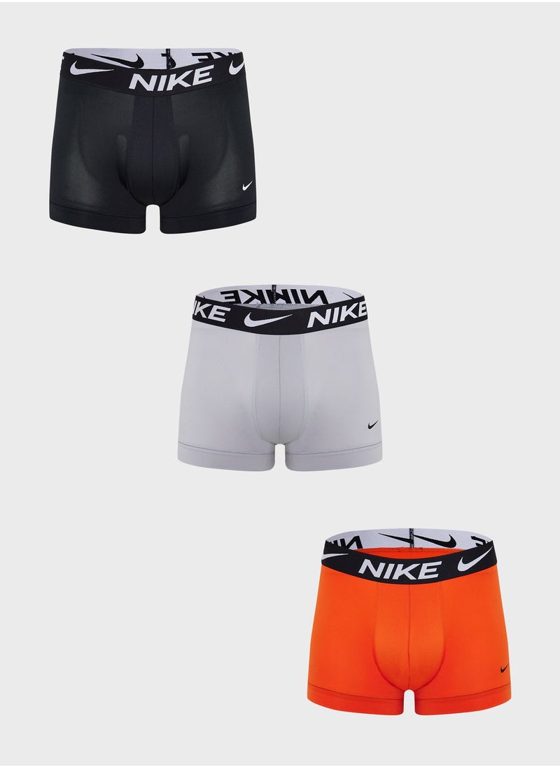 Nike - 3 Pack Dri-Fit Essential Micro Trunk - Image 1
