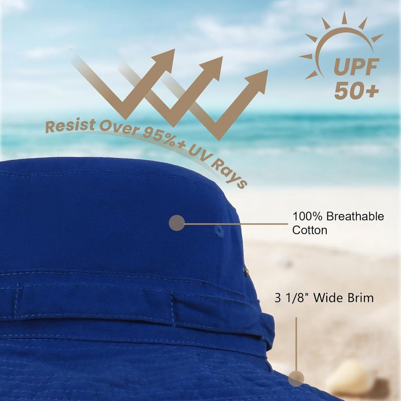 Phaiy Bucket Hat Wide Brim UV Protection Sun Hat Boonie Hats Fishing Hiking Safari Outdoor Hats for Men and Women - Image 2