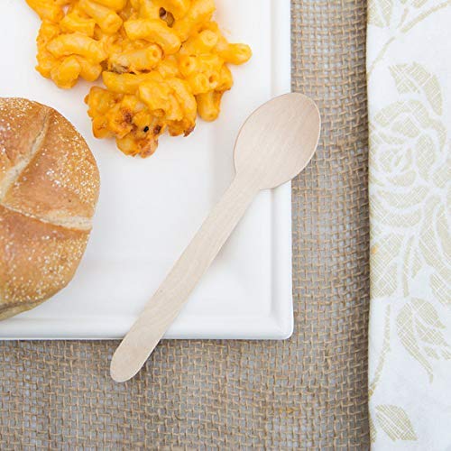 G1 G 1 Spoons | Bio-degradable | Disposable | Wooden Spoons | 100 Pieces | Forks | 16 Cm | 100 Pieces - Image 5