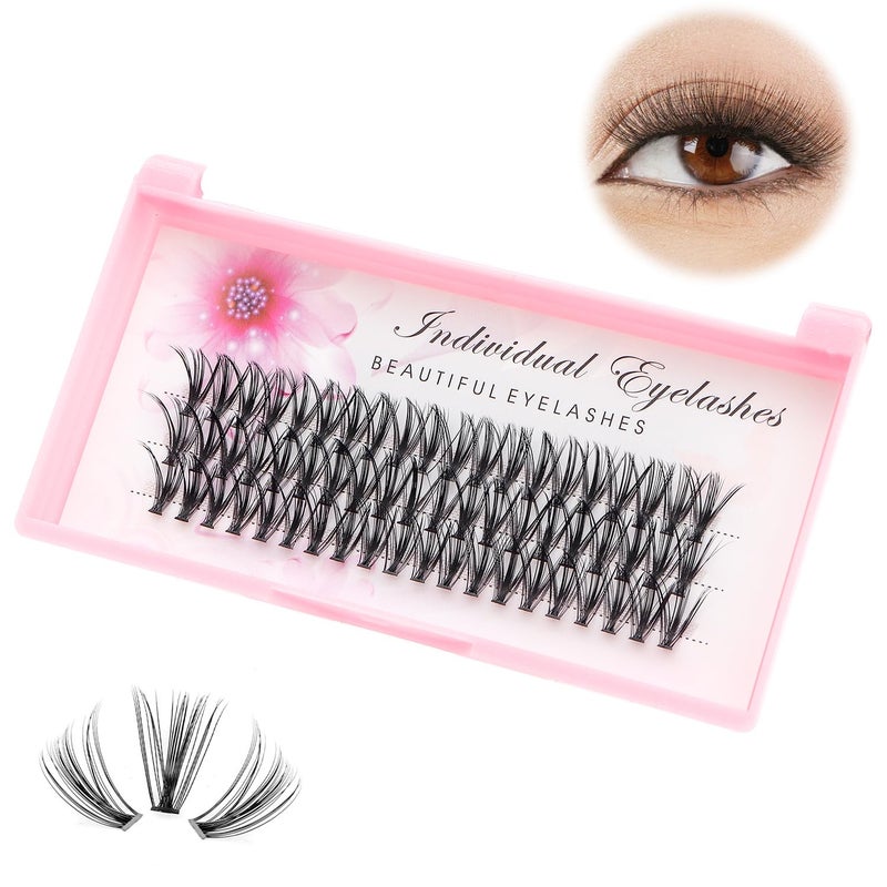 Dedila 810121416171820mm 60pcs 20 Root Grafting Individual False Eyelashes Mink Natural Long Eye Lashes Cluster Extension Makeup Beauty Fake Eyelash 20mm