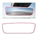 YTFRL Rear View Mirror Protector Frame Silicone Interior Rearview Mirror Cover Compatible with Model 3 Y X S Automotive Mirrors Protective Accessories with Soft Edge Frame Pink - Image 2