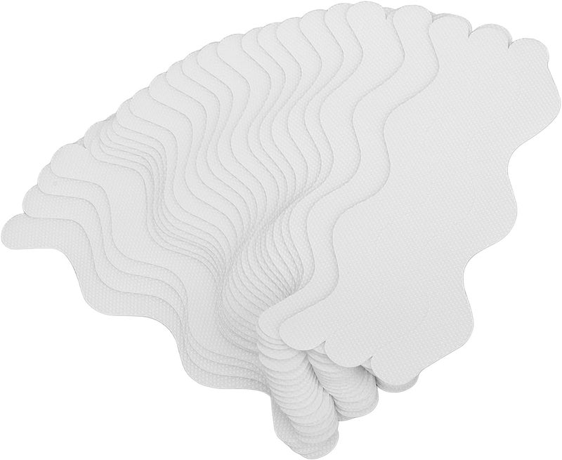 klarako 72pcs S Shape Adhesive Decal Strong Grip, Waterproof Shower Stickers for Bathroom Bathtub, Prevent Slip with Premium Material, Weather Resistance (2 * 20cm) - Image 2