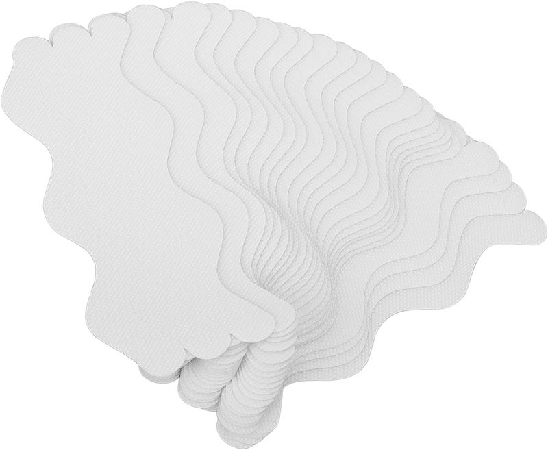 klarako 72pcs S Shape Adhesive Decal Strong Grip, Waterproof Shower Stickers for Bathroom Bathtub, Prevent Slip with Premium Material, Weather Resistance (2 * 20cm) - Image 4