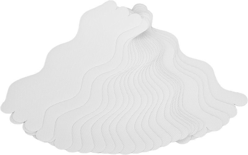 klarako 72pcs S Shape Adhesive Decal Strong Grip, Waterproof Shower Stickers for Bathroom Bathtub, Prevent Slip with Premium Material, Weather Resistance (2 * 20cm) - Image 1